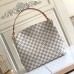 LOUIS VUITTON LV Bag White Canvas All Steel Hardware Fashion Style Bag-6685936