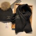 Chanel scarf Knitted hat Wool set hat-8061442